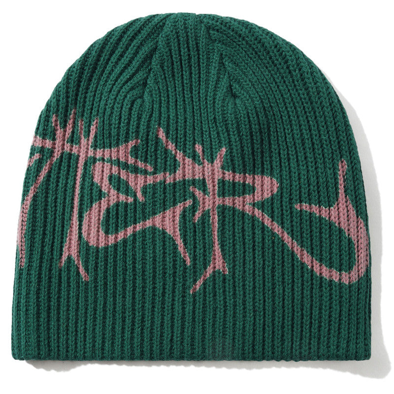 Butter Goods Scrawling Skully Beanie Forest