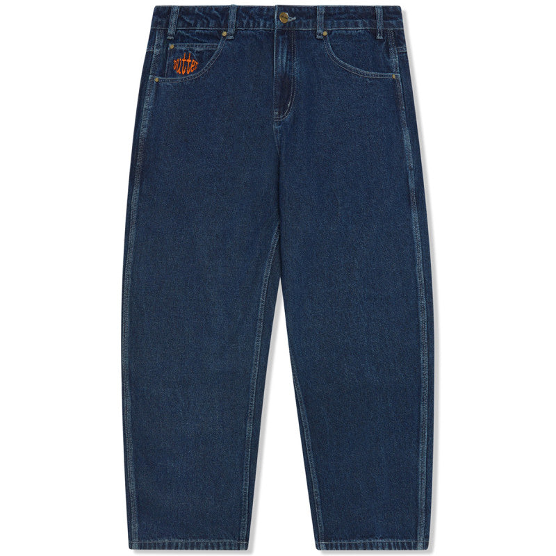 Butter Goods Spider Denim Jeans Dark Indigo
