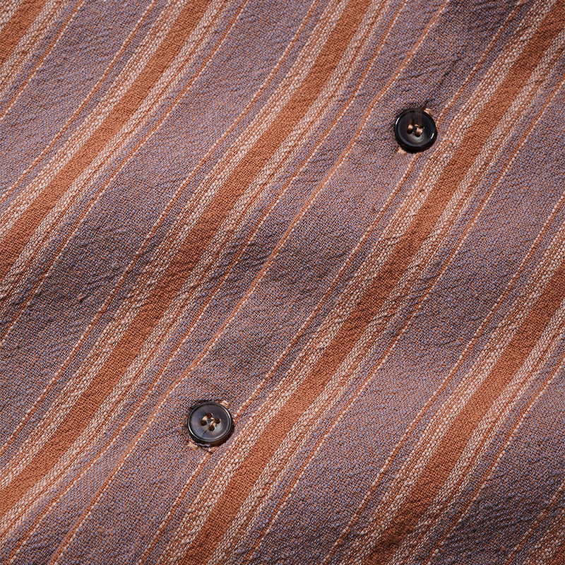 Butter Goods Terrace Shirt Terracotta / Steel