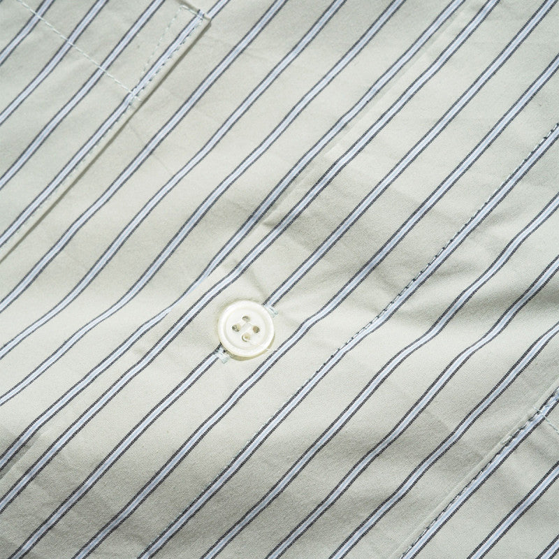 Butter Goods Vertical Stripe Shirt Dull Mint