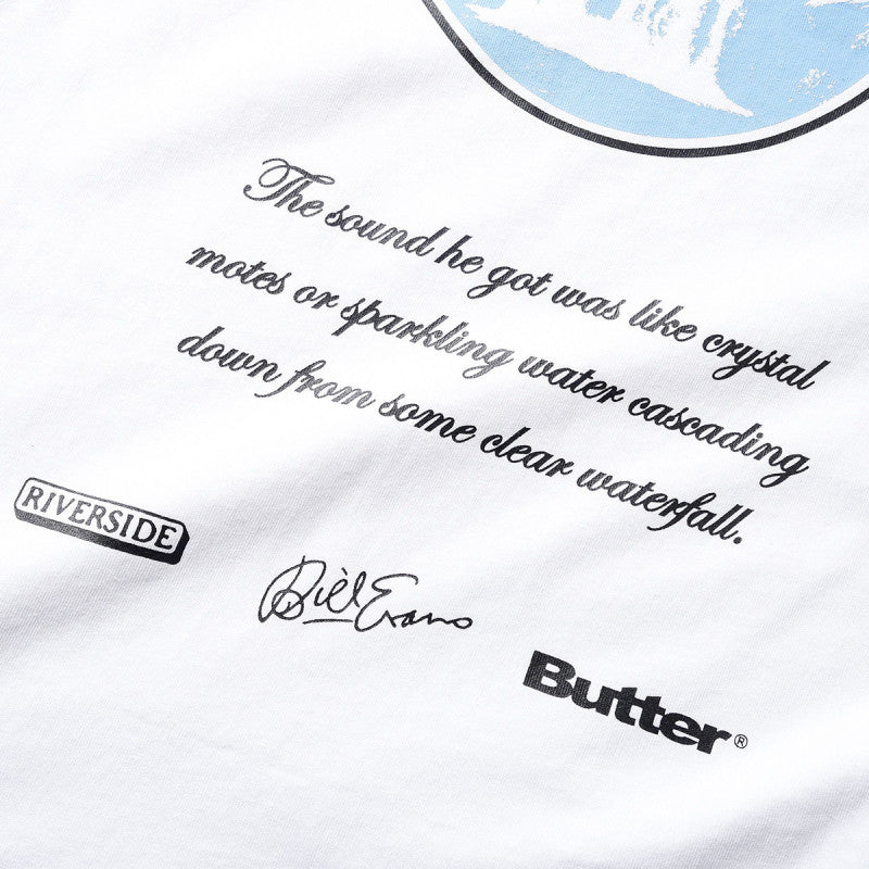 Butter Goods x Bill Evans Crystal Notes T-shirt White