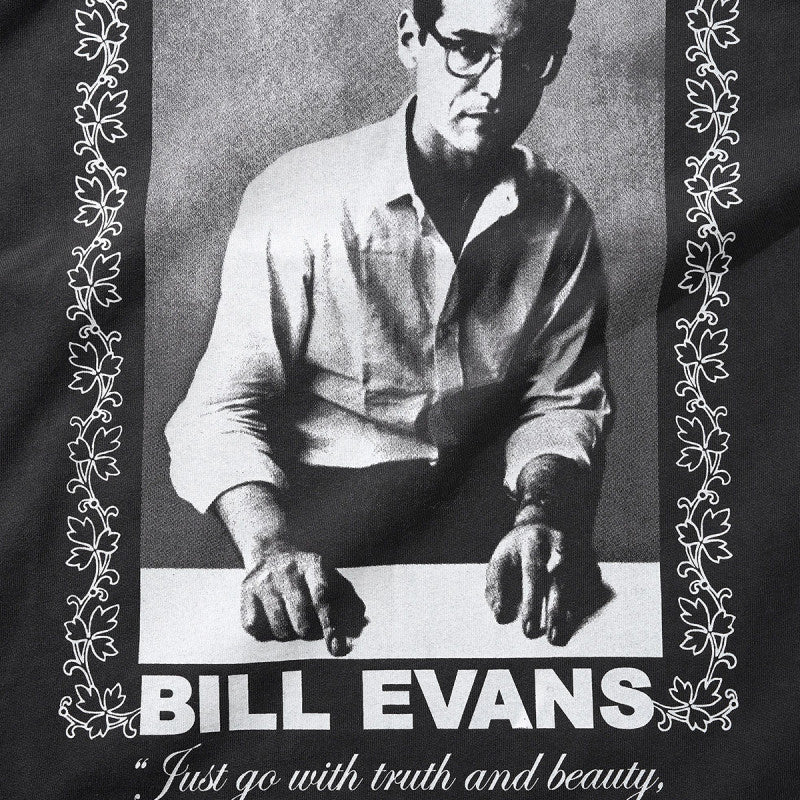 Butter Goods x Bill Evans Truth & Beauty Crewneck Sweater Washed Black