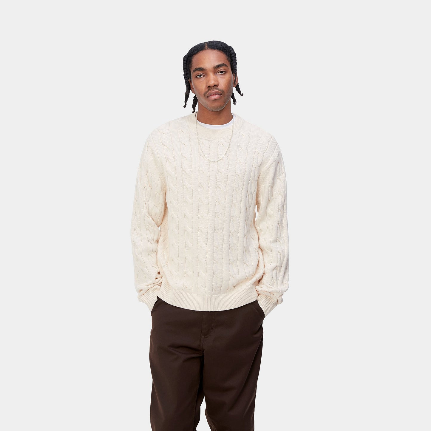 Carhartt WIP Cambell Sweater Natural