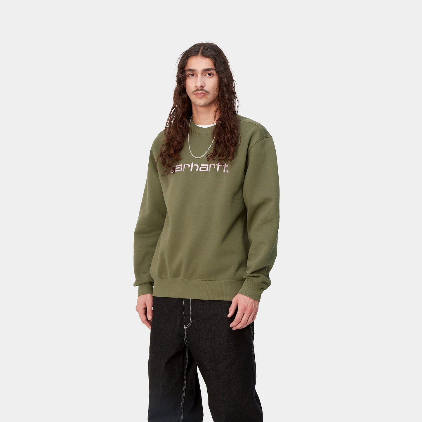 Carhartt WIP Carhartt Sweater Dundee/Glassy Pink