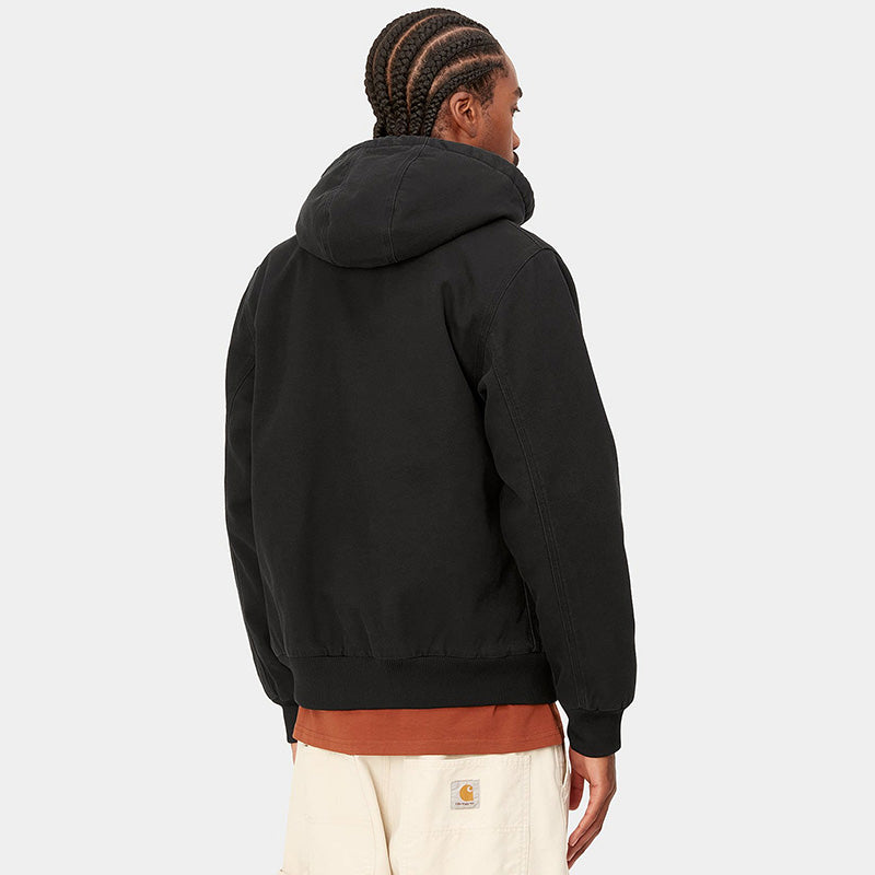 Carhartt WIP Active Jacket Black Heavy Stone Wash