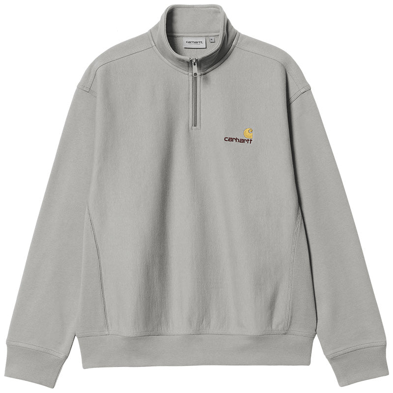 Carhartt WIP Half Zip American Script Sweater Marengo