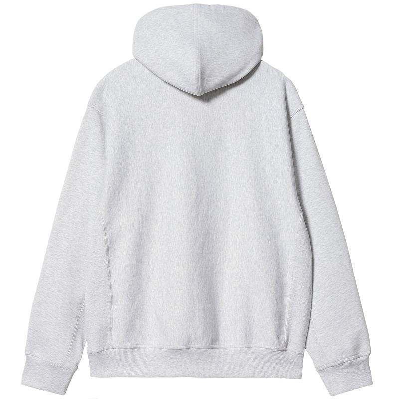Carhartt WIP American Script Hooded Sweater Ash Heather