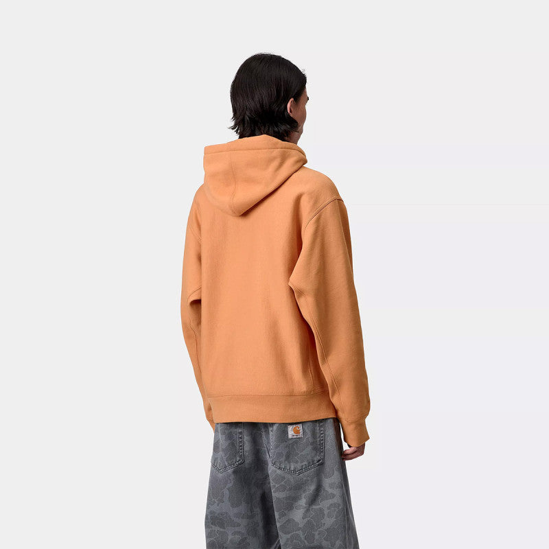 Carhartt WIP American Script Hooded Sweater Redhaven