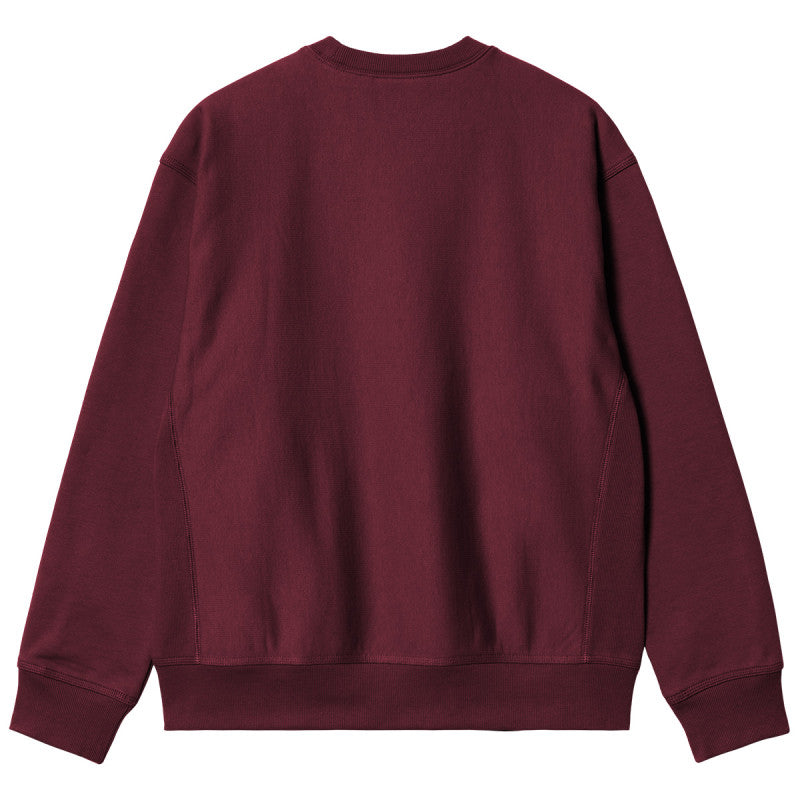 Carhartt WIP American Script Sweater Malbec