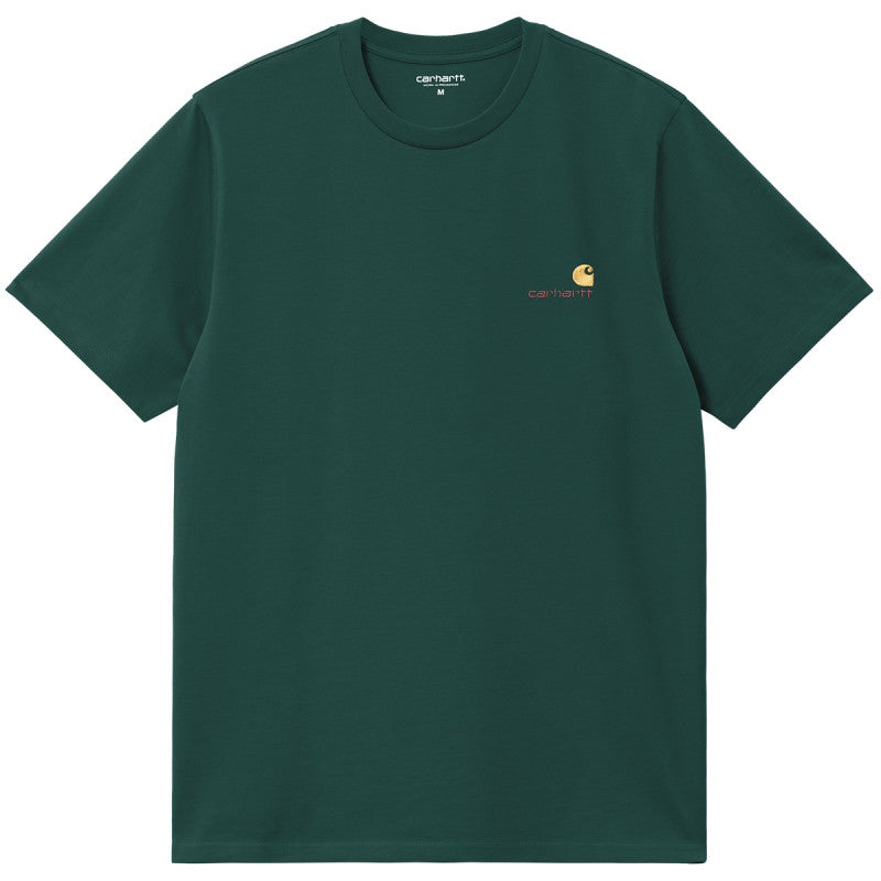 Carhartt WIP American Script T-Shirt Dark Fir