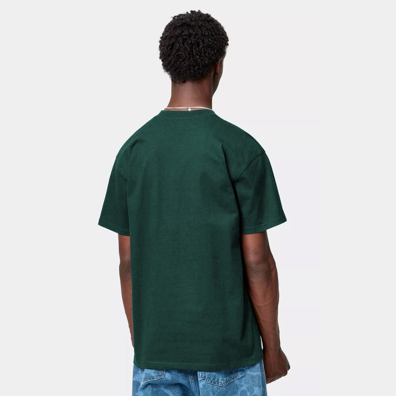 Carhartt WIP American Script T-Shirt Dark Fir