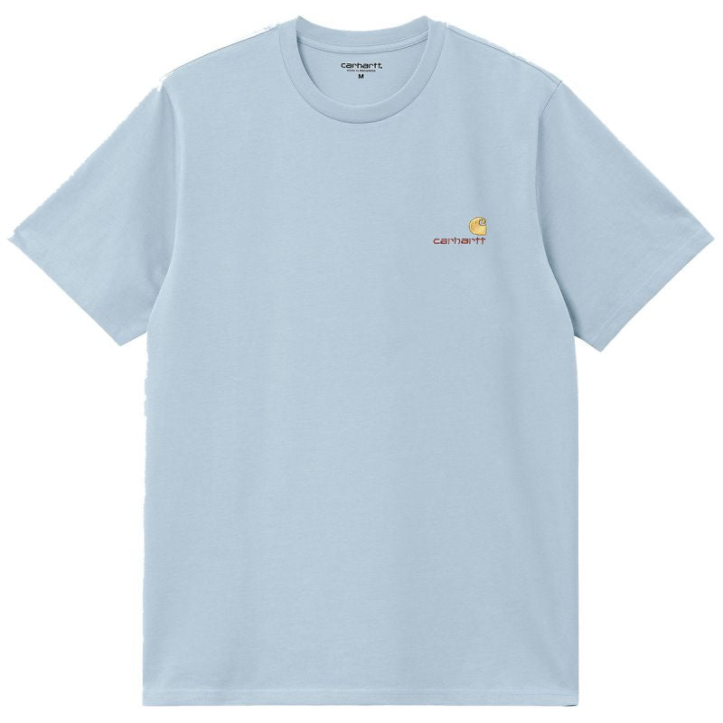 Carhartt WIP American Script T-Shirt Frosted Blue