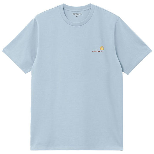 Carhartt WIP American Script T-Shirt Frosted Blue