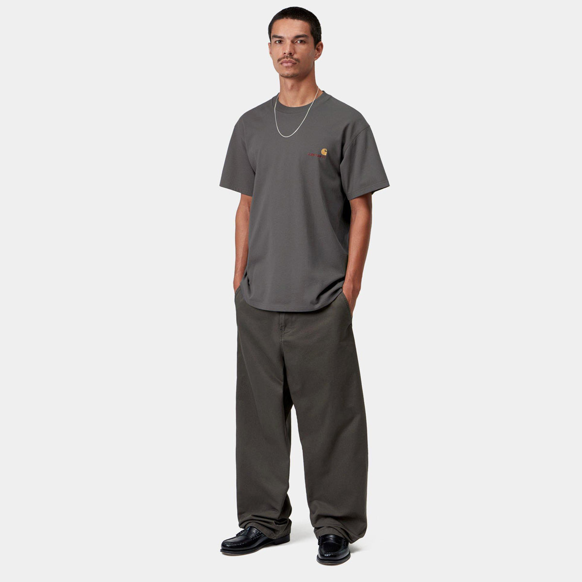 Carhartt WIP American Script T-Shirt Graphite