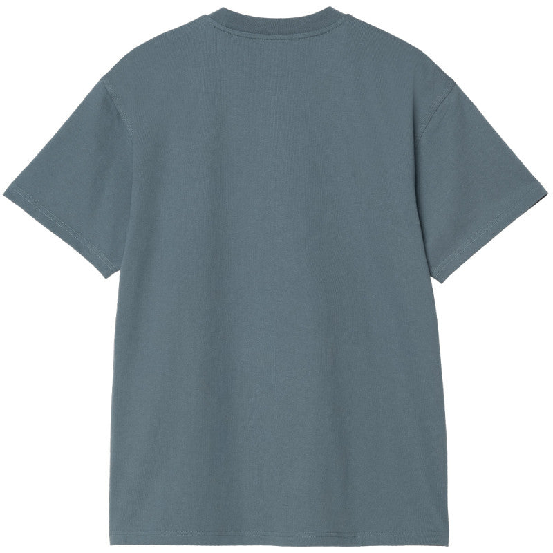 Carhartt WIP American Script T-Shirt Office Blue