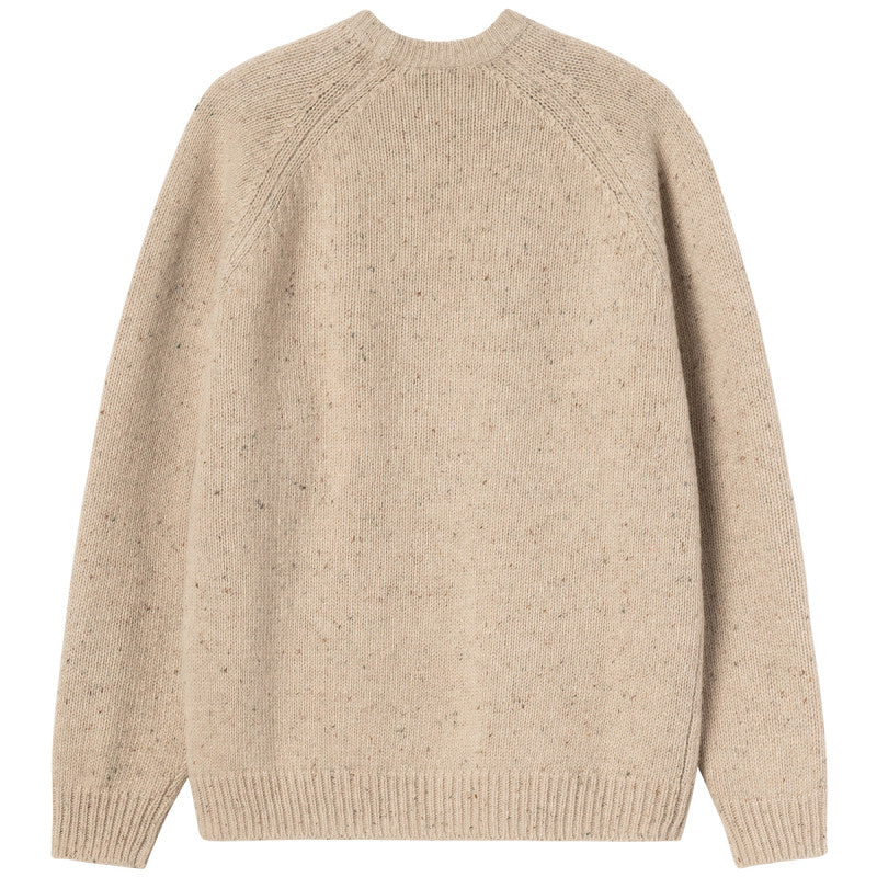 Carhartt WIP Anglistic Sweater Speckled Fleur de Sel