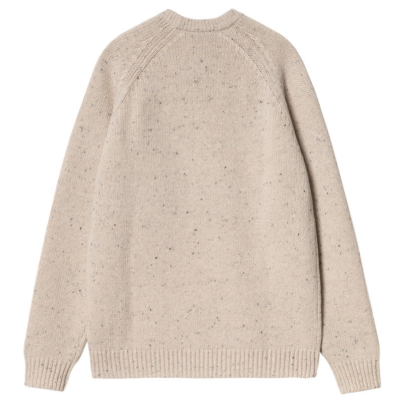 Carhartt WIP Anglistic Sweater Speckled Moonbeam