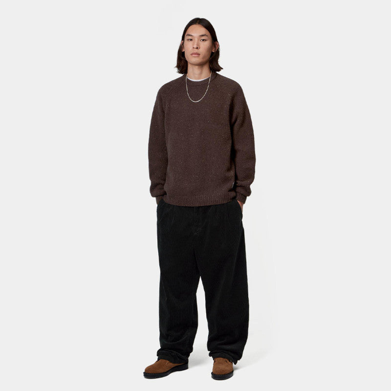 Carhartt WIP Anglistic Sweater Speckled Tobacco
