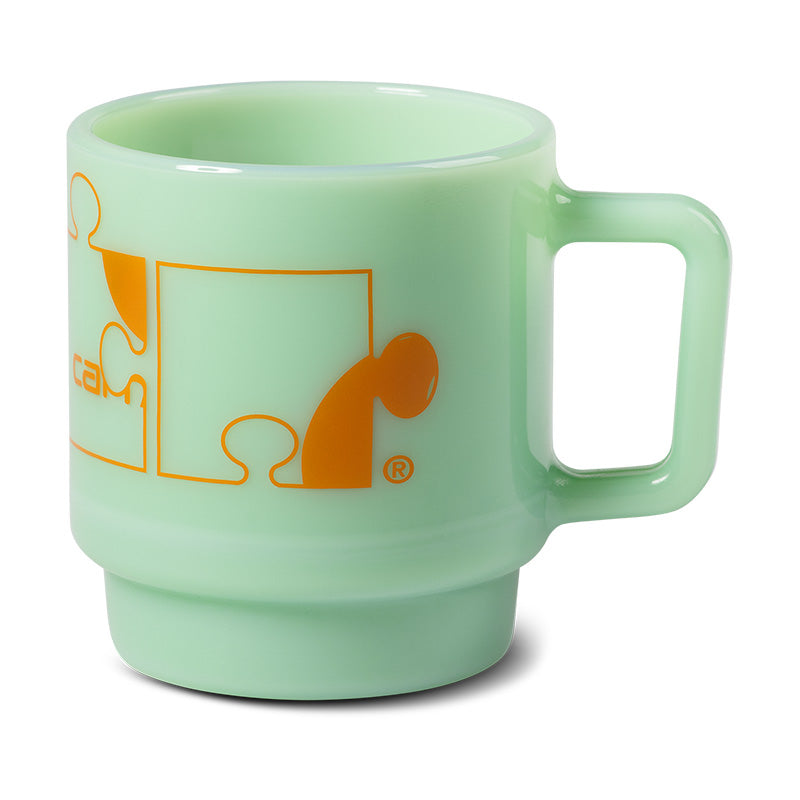Carhartt WIP Assemble Glass Mug Jade/Carhartt Orange