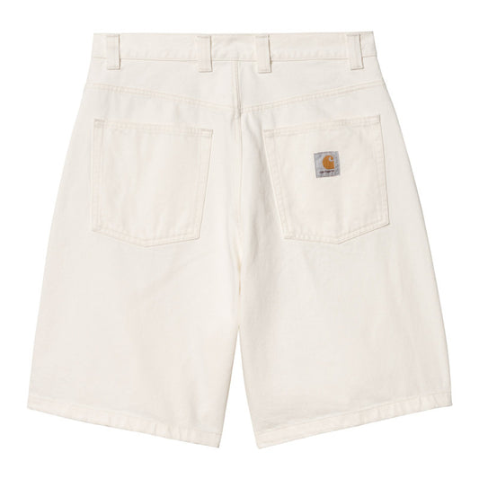 Carhartt WIP Brandon Short White Rinsed