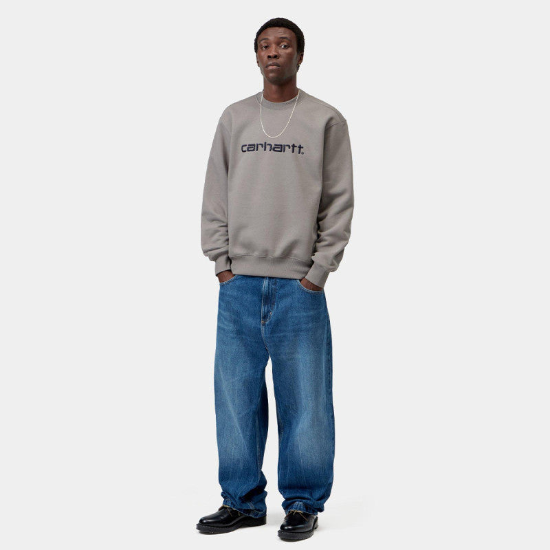 Carhartt WIP Carhartt Sweater Shady Grey/Dark Navy