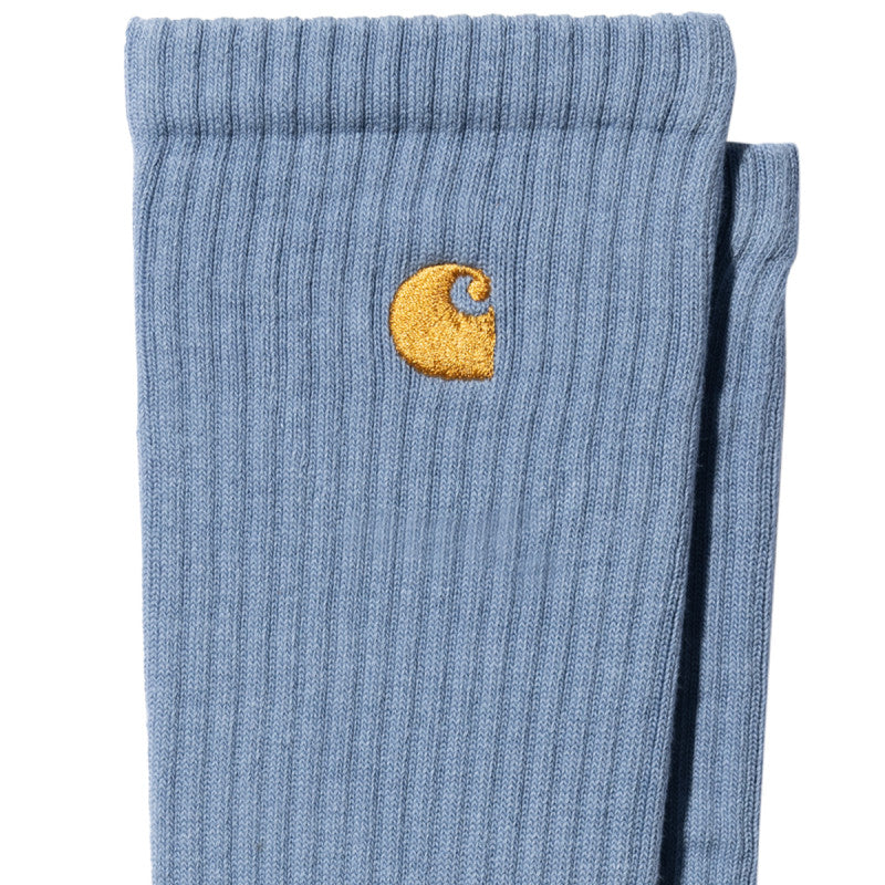 Carhartt WIP Chase Socks Charm Blue/Gold