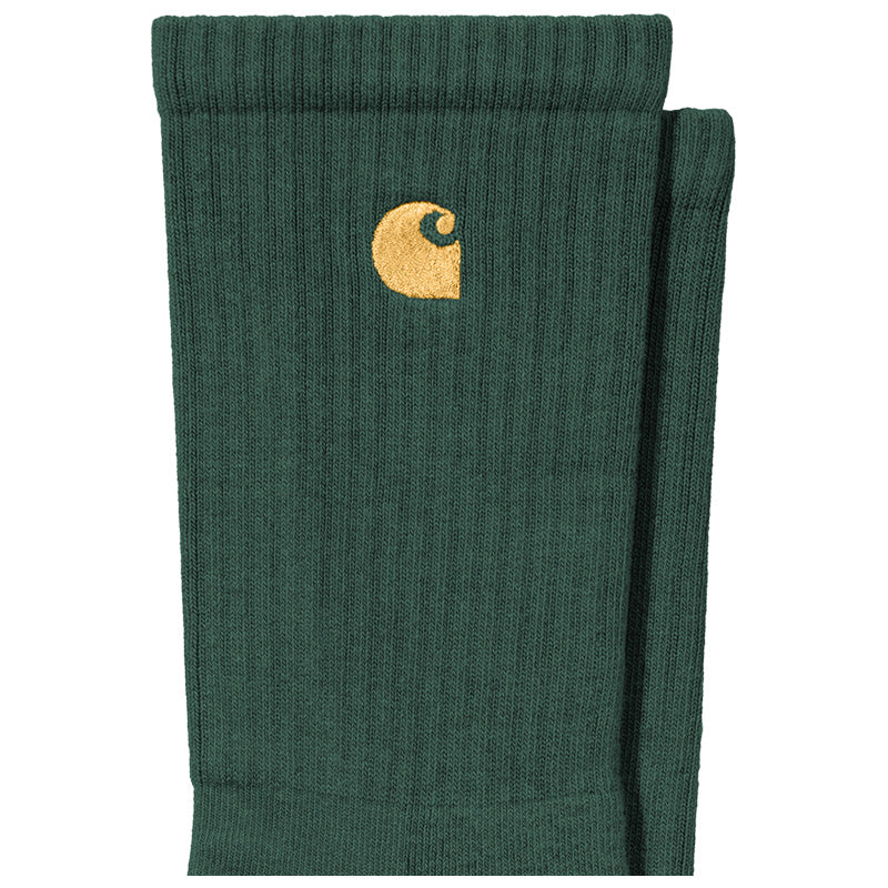 Carhartt WIP Chase Socks Discovery Green/Gold