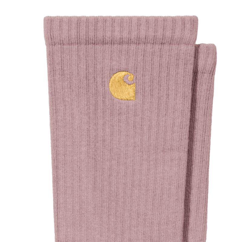 Carhartt WIP Chase Socks Glassy Pink/Gold