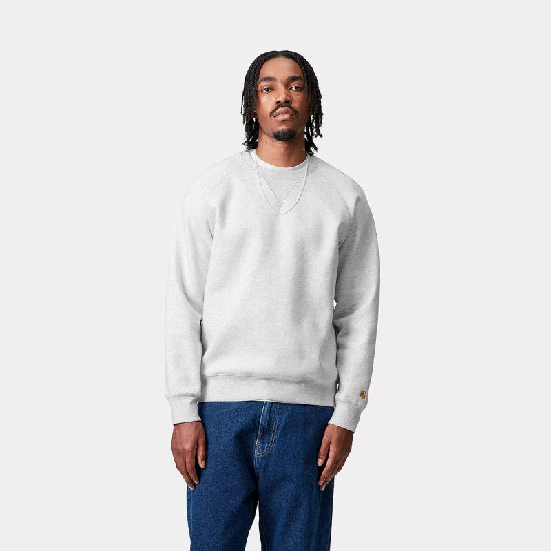 Carhartt WIP Chase Sweater Ash Heather/Gold