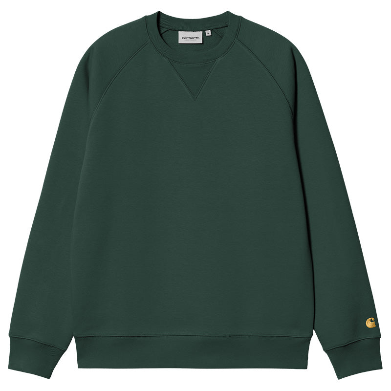 Carhartt WIP Chase Sweater Discovery Green/Gold