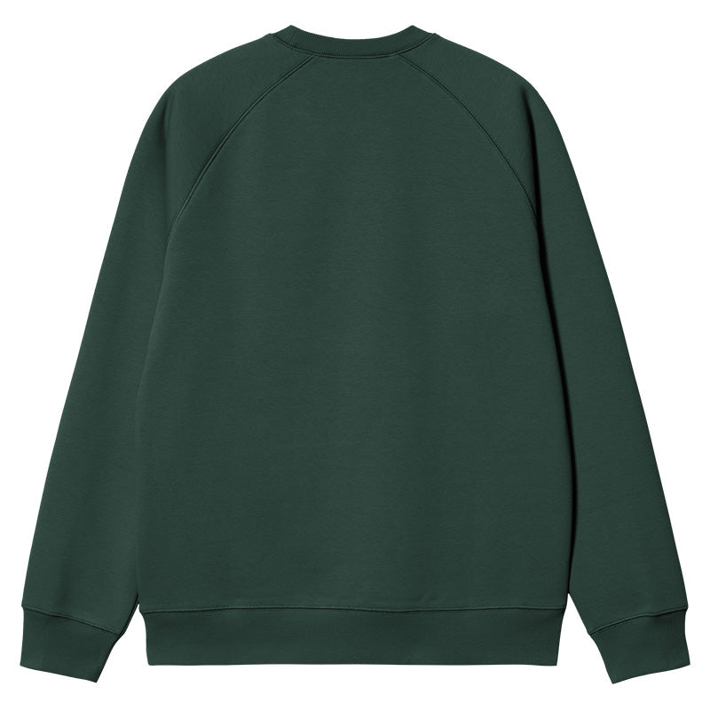 Carhartt WIP Chase Sweater Discovery Green/Gold