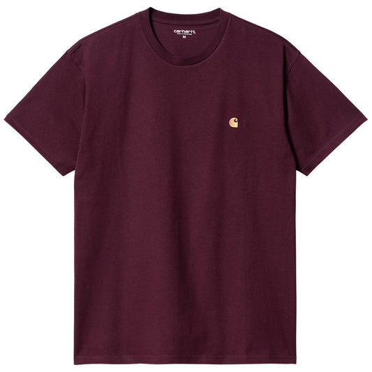 Carhartt WIP Chase T-Shirt Amarone/Gold