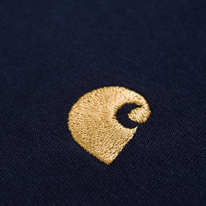 Carhartt WIP Chase T-Shirt Dark Navy/Gold