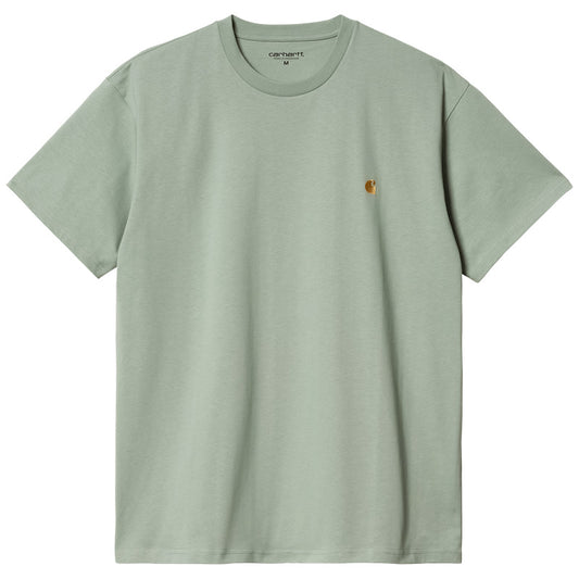 Carhartt WIP Chase T-Shirt Glassy Teal/Gold