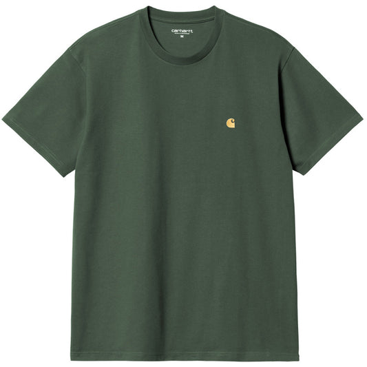 Carhartt WIP Chase T-Shirt Sycamore Tree/Gold