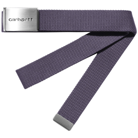 Carhartt WIP Clip Belt Chrome Shady Purple
