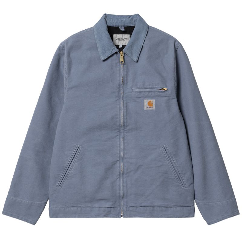 Carhartt WIP Detroit Jacket Bay Blue/Bay Blue Aged Canvas