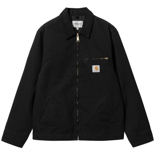 Carhartt WIP Detroit Jacket Black/Black Rinsed