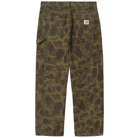 Carhartt WIP Duck Single Knee Pant Camo Duck Green/Office Green Garment Dyed
