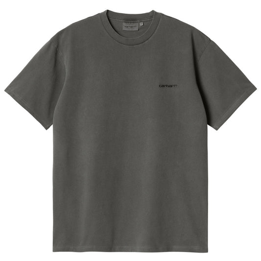 Carhartt WIP Duster Script T-Shirt Black Garment Dyed