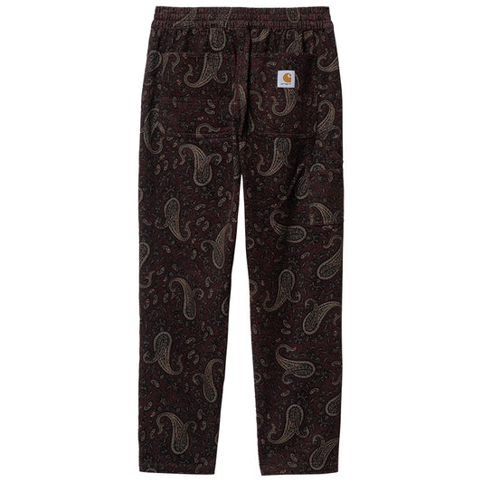 Carhartt WIP Flint Pant Paisley Print Buckeye Rinsed