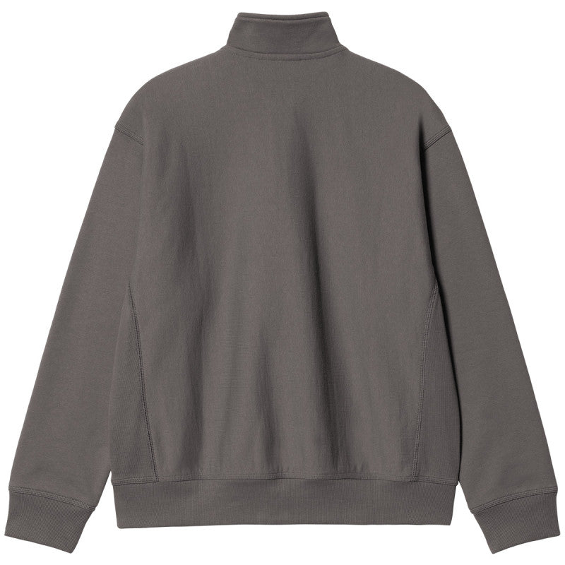Carhartt WIP Half Zip American Script Sweater Porphyry