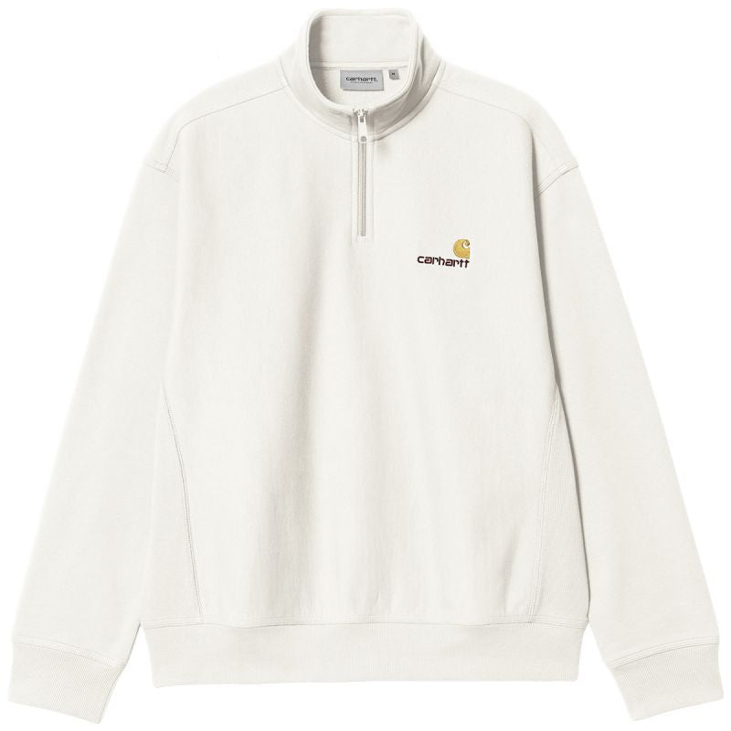 Carhartt WIP Half Zip American Script Sweater Wax