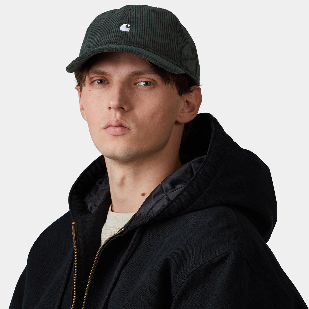 Carhartt WIP Harlem Cap Raven/White