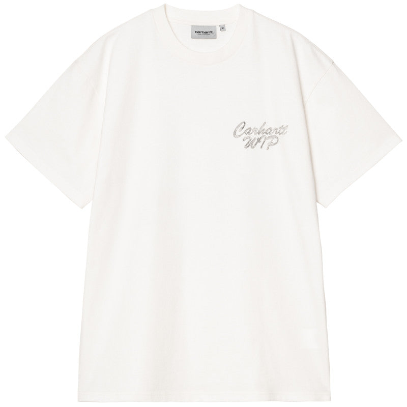 Carhartt WIP Hatching Script T-Shirt Wax Garment Dyed