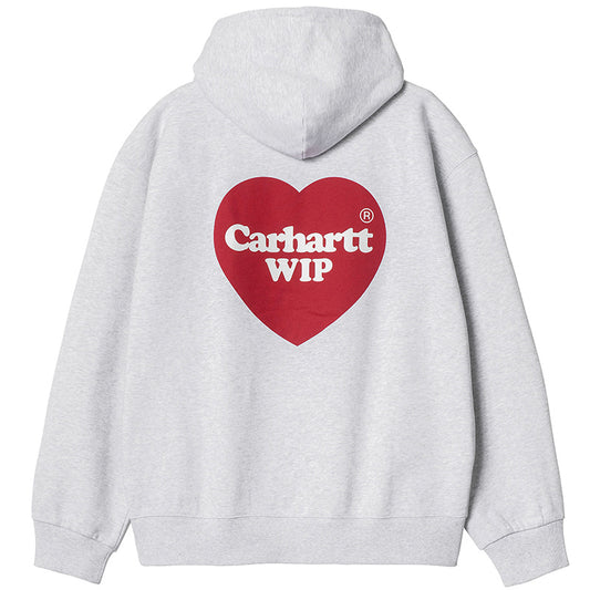 Carhartt WIP Heart Hooded Sweater Ash Heater