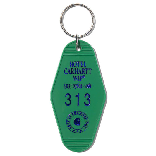 Carhartt WIP Hotel Keys Keychain Aspen Green/Aura