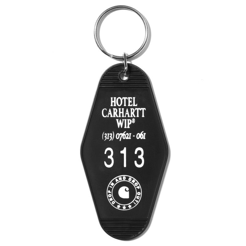 Carhartt WIP Hotel Keys Keychain Black/White