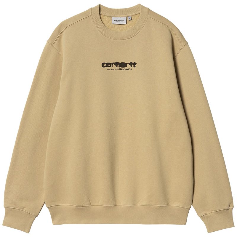 Carhartt WIP Ink Bleed Sweater Sable/Tobacco Stone Washed