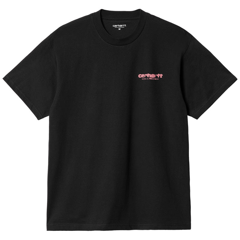 Carhartt WIP Ink Bleed T-Shirt Black/Pink